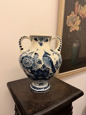 Delft Porzellan Vase, Blau