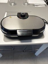 1200 W  Waffeleisen - Schwarz/Edelstahl mit Ceramikeinsatz