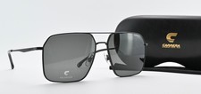 CARRERA Sonnenbrille 333S 003M9 Polarisiert  Pilot Eckig Matt Schwarz Etui Set