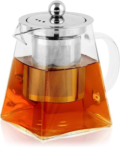 Teekanne glas 500ml mit - teekanne,