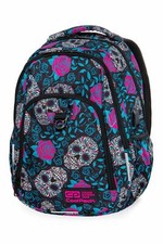 COOLPACK licht Rucksack Schulrucksack Schultasche Strike 27L Skull&Roses B18
