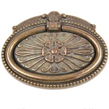 Antikmöbel Griff Möbelgriff Möbel Biedermeier Beschlag Schubladengriff oval