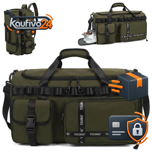 Sporttasche 65l mit schuhfach - mit,
