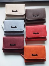 Damen - Börse Geldbörse Portemonnaie, mittel + unifarbig" +B +