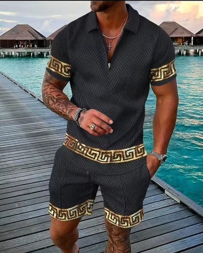 Polo kurzarm short set - kurzarm, herren