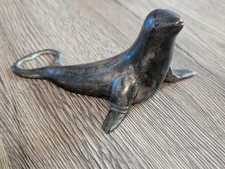 Flaschenöffner Seehund/Robbe Kapselheber Silber Siehe Beschreibung 60/70er Jahre