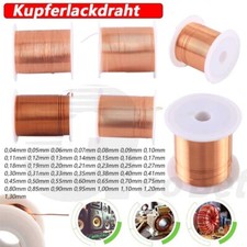 Kupferlackdraht Ø 0,04 bis 1,3 mm Kupferdraht Kupfer Lackdraht Spule Draht Motor