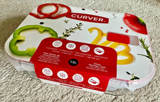 Curver Aufbewahrungsbox/Auflaufform aus Glas mit Deckel, 1,5 Liter