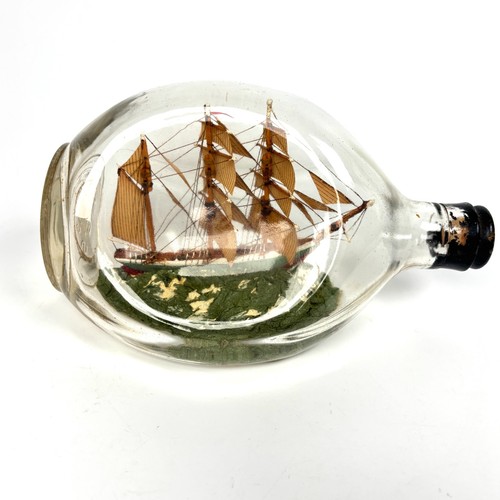 Vintage schiff einer - schiff, in