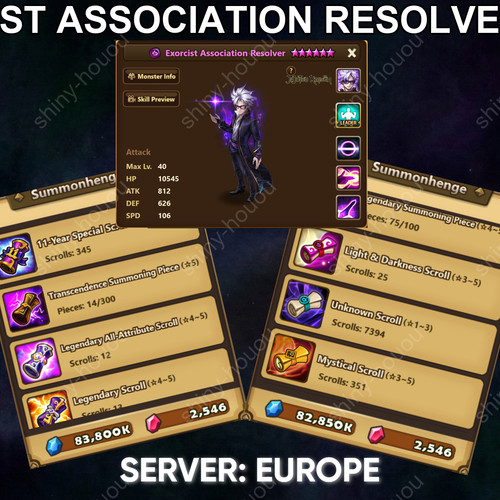Summoners war account dark - summoners,