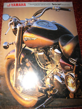 Prospekt Yamaha Motorräder Chopper der Star Baureihe