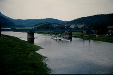 DIA Schaufelraddampfer unter