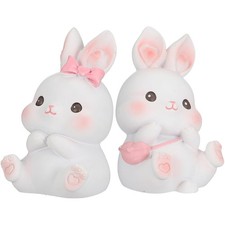 Osterhasen Deko in Rosa und