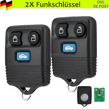2x Funk Schlüssel Fernbedienung 434MHz Für Ford Transit Connect Maverick Focus