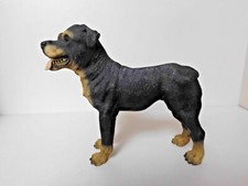 Rottweiler Figur Kunststein ? Polyresin ? ca. 15 x 14 cm, 400 g Hund Sammler