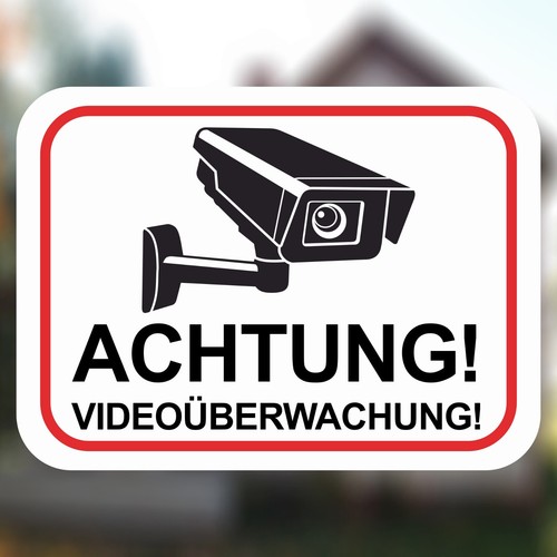 Aufkleber achtung - aufkleber,