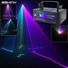 RGB Laser Projektor LED Bühnenlicht Strobe Beam DMX Disco Party DJ Scheinwerfer