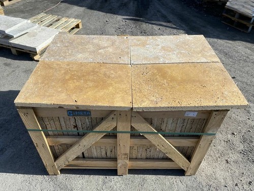 Travertin gold terrasse - travertin,