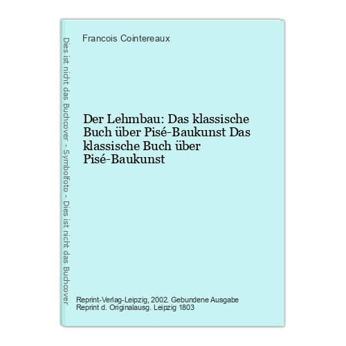 Der lehmbau das klassische - der, lehmbau: