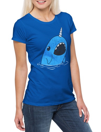 Narwhal damen shirt unicorn - damen, t-shirt