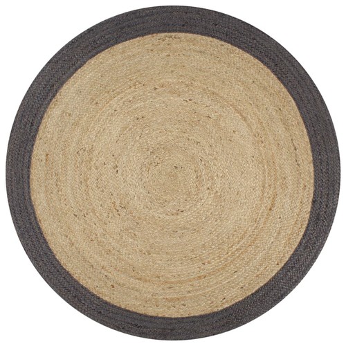 Teppich jute geflochten rund - jute,