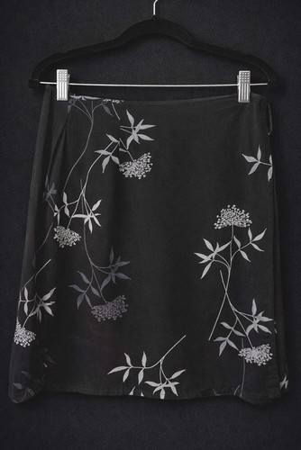 Vintage wickelrock schwarz mit - vintage,