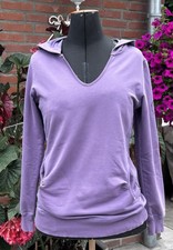 Schöner dünner Hoodie von Elkline Gr.XL Lila Kapuzenpullover