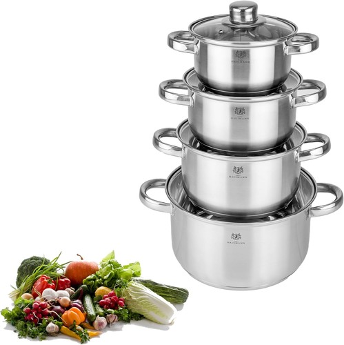 Topfset induktion edelstahl - ,