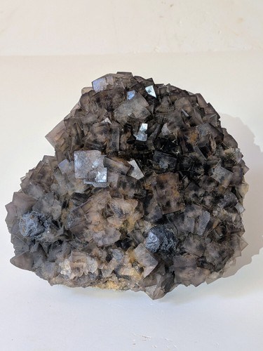 Große fluorit mit bleiglanz - fluorit,