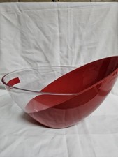 Smirnoff Vodka Flaschenkühler Acryl Eisschale Ice Bucket Hausbar Rot/Klar