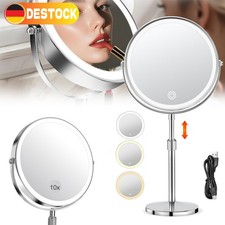 Badspiegel Schminkspiegel Kosmetikspiegel LED 10-Fach Makeup Spiegel Rasierspieg