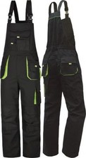 Triuso Herren Latzhose schwarz