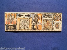 Keramikbordüre  Bordüre Endlosbordüre Fliesen 10 Stück Keramik EK38