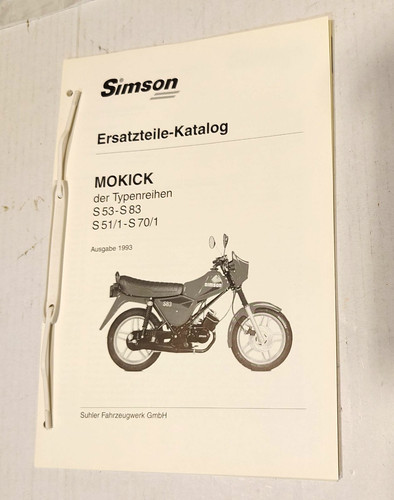 Spare parts catalogue for