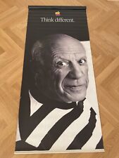 APPLE THINK DIFFERENT VINYL BANNER - PABLO PICASSO