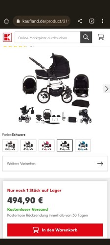Kinderwagen 1 gebraucht - 3,