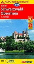 ADFC-Radtourenkarte 24 Schwarzwald Oberrhein 1:150.000, ... | Buch | Zustand gut