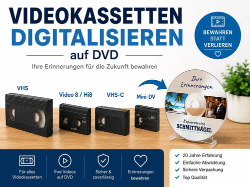 Vhs hi8 mini - vhs-c, dv