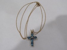 10 Kt Gold, Blautopas &