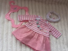 Baby Annabell Katzenberger Edition Kleid + Stirnband + Kleiderbügel ## SUPER ##