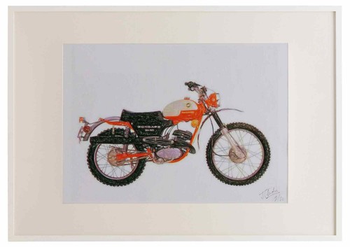 Zundapp gs125 1974 gerahmte - zundapp,