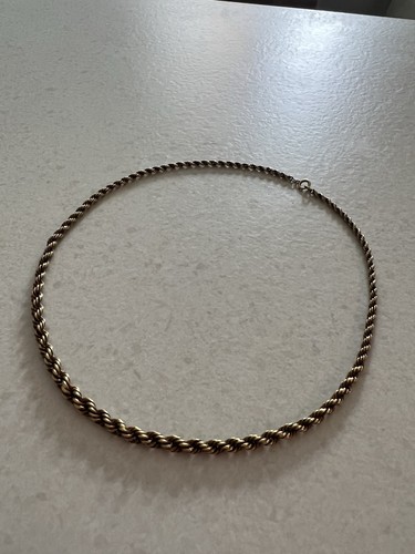 Kordel goldkette kette 45cm - goldkette,