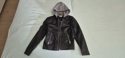 Lederjacke mit abnehmbare - lederjacke,