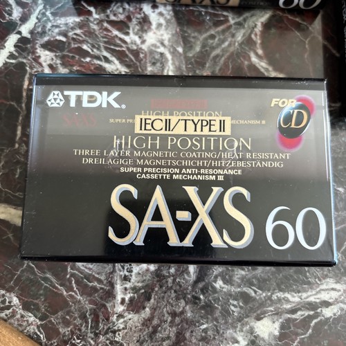 Tdk cassette tape iec - sa-xs,