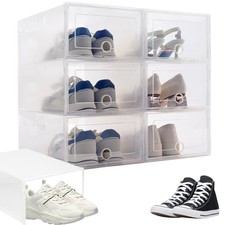 6er Set Schuhbox Transparent
