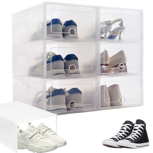 6er set schuhbox - 6er, transparent