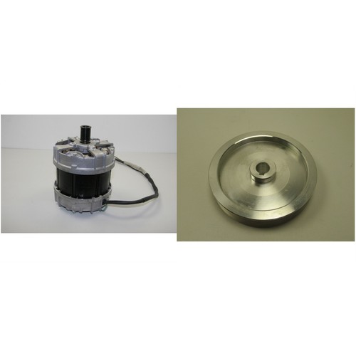 Ersatz motor mit riemenscheibe - mit,