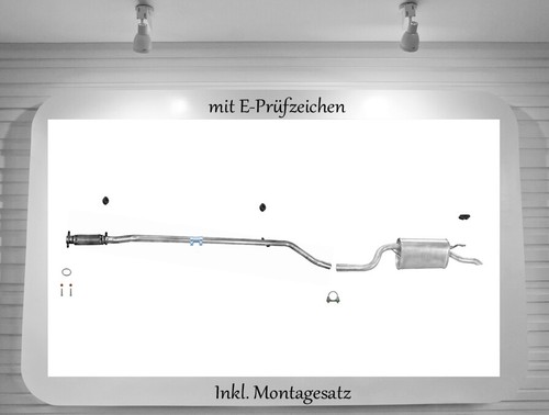 Auspuffanlage für fiat - auspuffanlage,