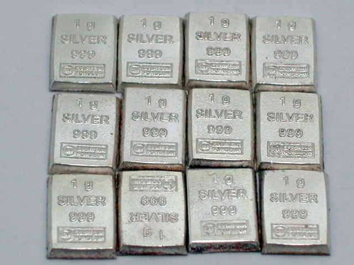 Gramm silberbarren silber - 1,