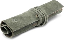 Leder-Rolltasche für Stifte, Pinsel und Accessoires ? Federtasche aus Leder ? 
